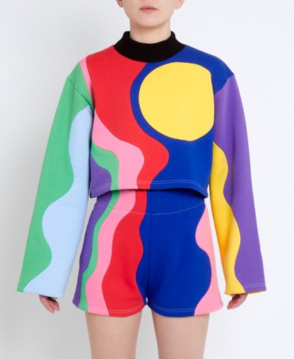 Gay Pride Sweatshirt in patchwork