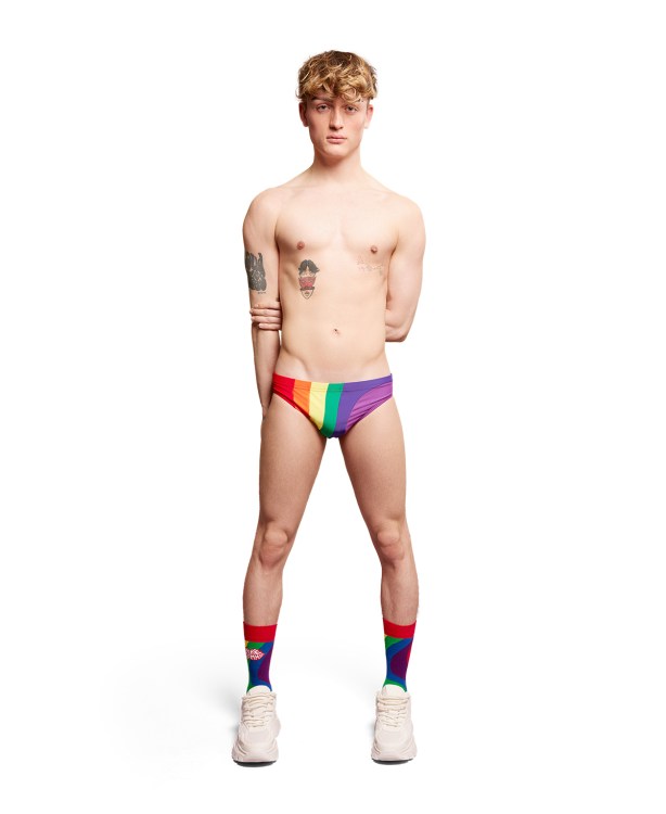 Wavy Pride Swim Briefs