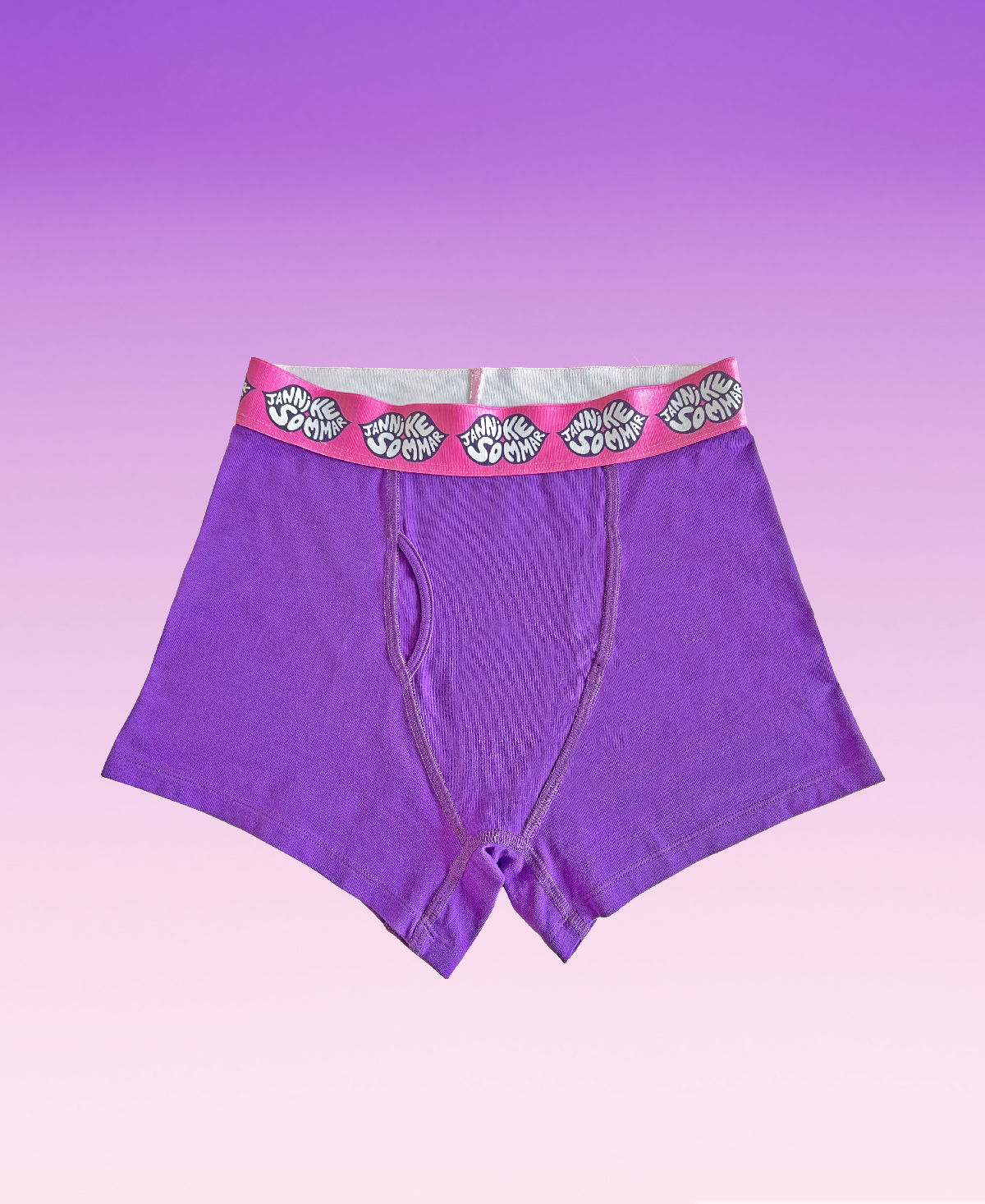 ZZKKO Leisure Workout Underwear Brief Boxer Purple Flue de Lis