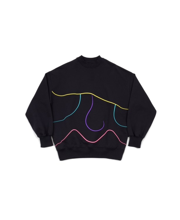 Unisex Graphic Sweatshirt – Negative Black Edition