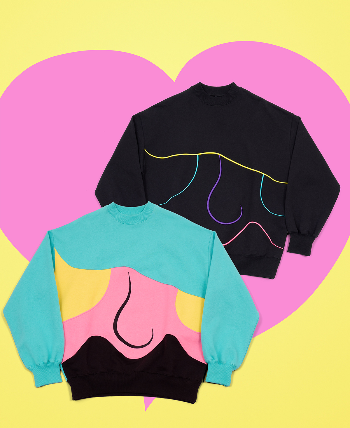 Pop Art 2-Pack Sweatshirts