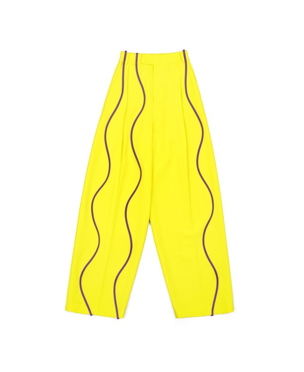 Yellow Pants With Pop Lines